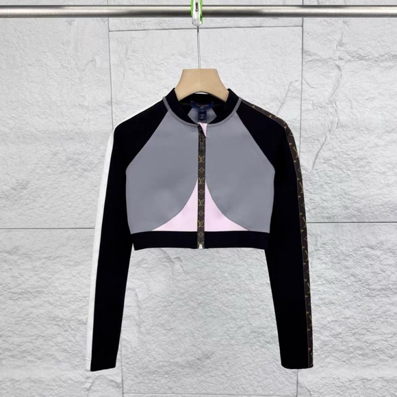 Louis Vuitton Jackets & Blazers - 🚩steal authentic Louis Vuitton Black and Gray Top